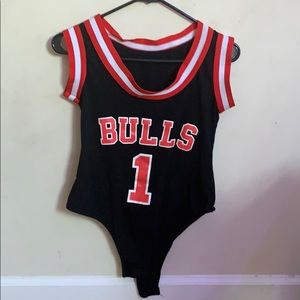 bulls bodysuit size small